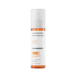 De mesoestetic mesoprotech Body Sun Spray bij Schoonheidsinstituut Très Belle voor volledige lichaamsbescherming.