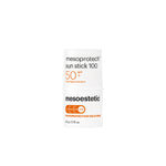 De mesoestetic Sun Protective Repairing Stick bij Schoonheidsinstituut Très Belle voor gerichte zonbescherming.
