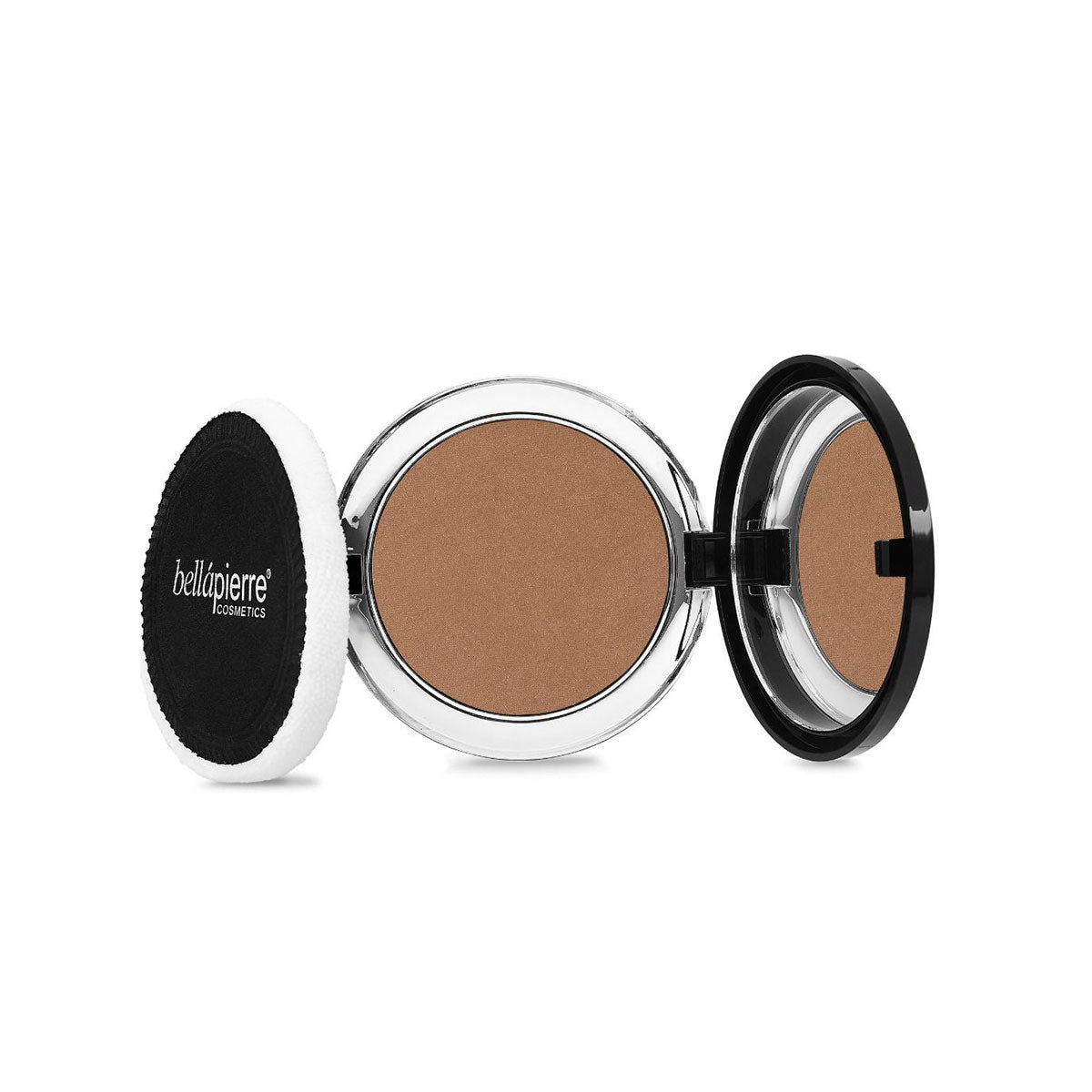 Bellapierre Compact Mineral Bronzer bij Schoonheidsinstituut Très Belle voor een natuurlijke, gezonde bruine teint.