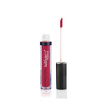 De zachte applicator van de Bellapierre Kiss Proof Lip Crème voor een strakke en gemakkelijke aanbreng van de Hibiscus lipkleur.