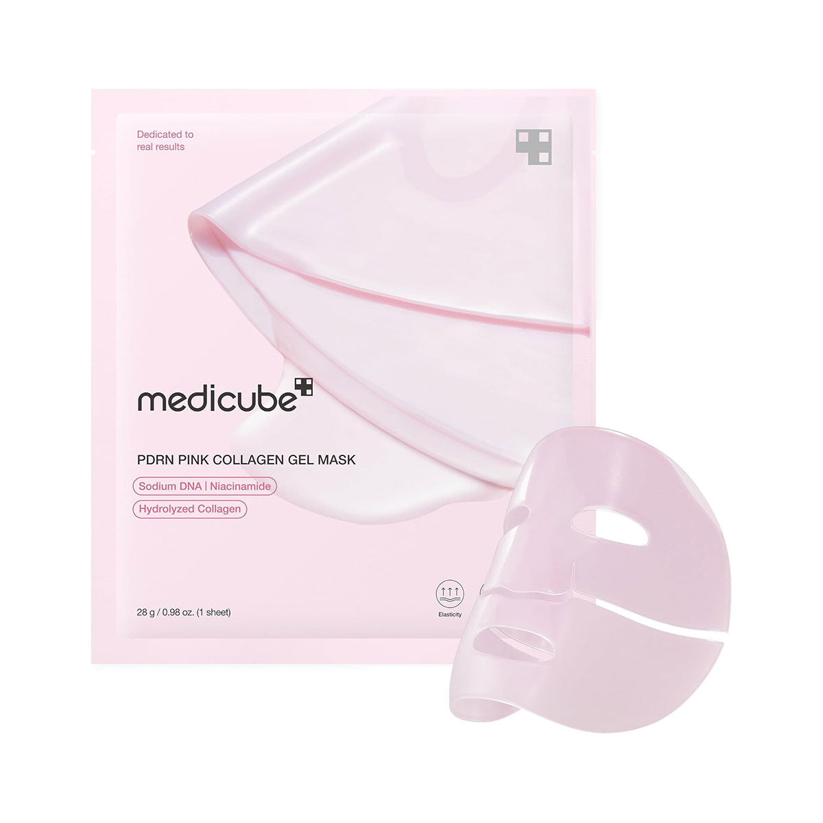 Pink Collagen Gel Mask van Medicube bij Schoonheidsinstituut Très Belle voor een directe glow, diepe hydratatie en een stevigere huid.