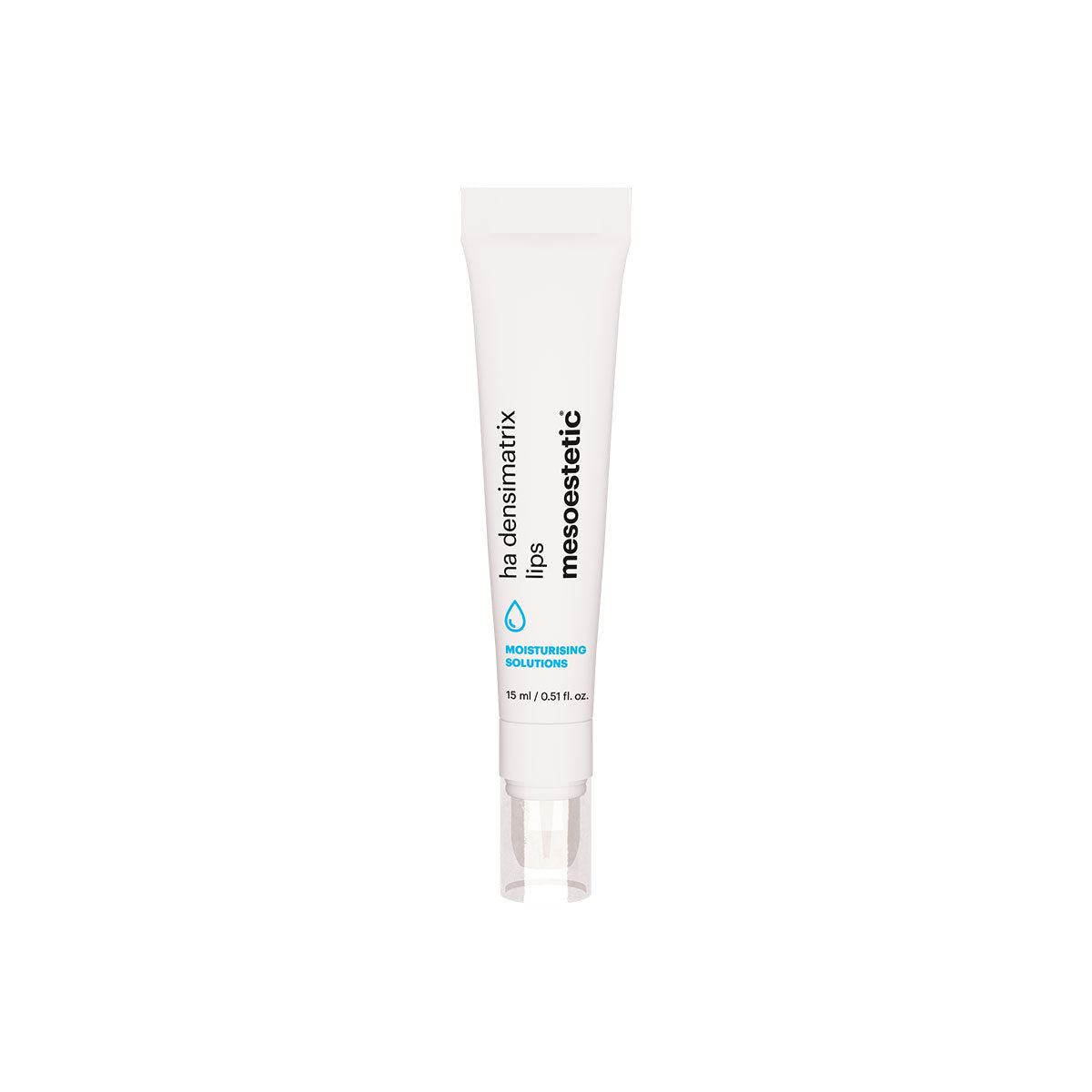 Mesoestetic HA Densimatrix Lips bij Schoonheidsinstituut Très Belle voor vollere lippen en intensieve hydratatie met hyaluronzuur.