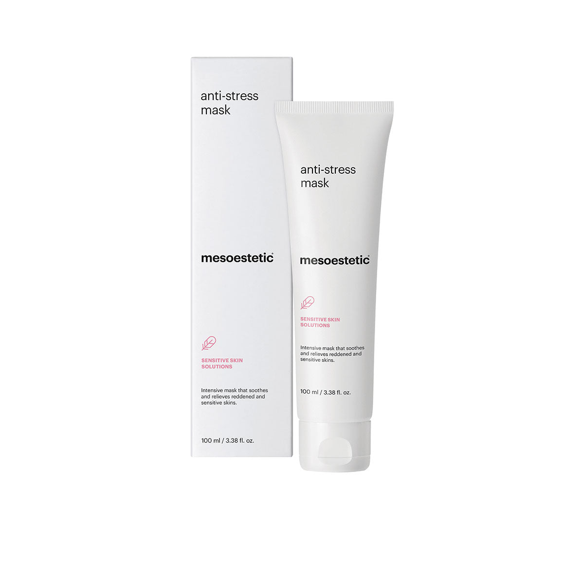Het mesoestetic Anti-Stress Mask bij Schoonheidsinstituut Très Belle voor de gevoelige en rode huid.