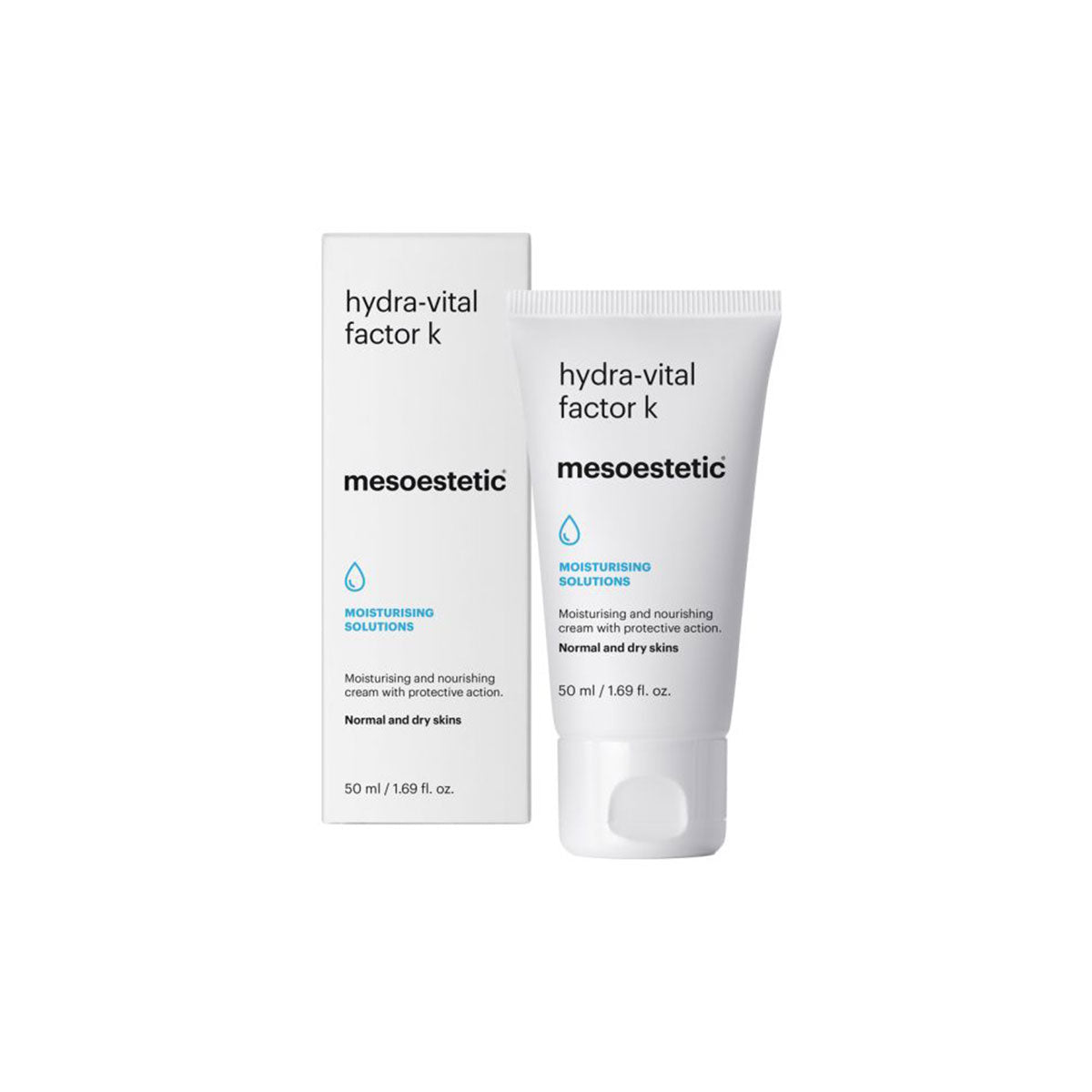 De mesoestetic Hydra-Vital Factor K bij Schoonheidsinstituut Très Belle voor intensieve hydratatie.