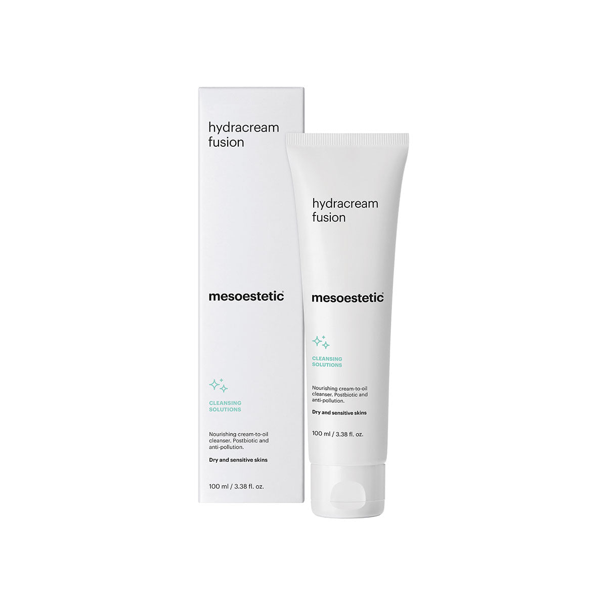De mesoestetic hydracream fusion bij Schoonheidsinstituut Très Belle voor een milde reiniging.